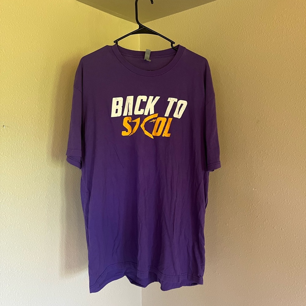 Minnesota Vikings Inspired “Back to Skol” T-shirt